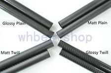 3K Carbon Fiber Tube/Pipe 32 33 34 35 36 38 40 42 44 45 48 50 55 60 64mm x 500mm