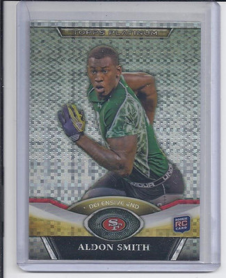 2011 Topps Platinum Xfractor Rookie ALDON SMITH  49ERS