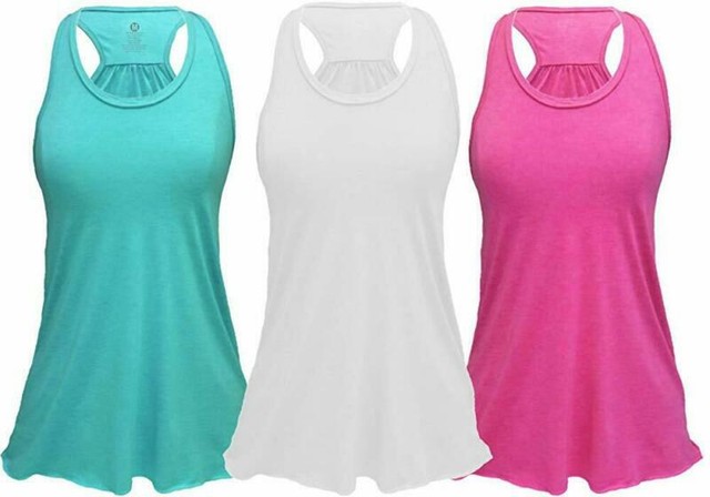 plus size flowy racerback tank