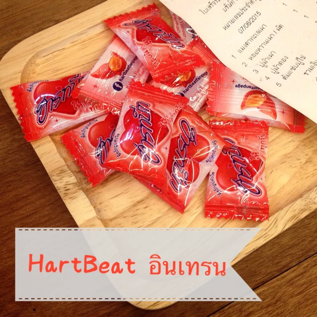 360 caramelos HEARTBEAT RAKAM sabor fruta tailandesa tropical forma de corazón DULCE Y ÁCIDO Foto 3 de 4