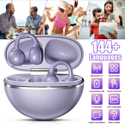 Smart Wireless Bluetooth Earbuds 144 Languages Real time Translation For iPhone