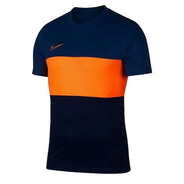Download NIKE Dry Academy Soccer Top/Shirt AJ9998-438 Blue/Orange ...