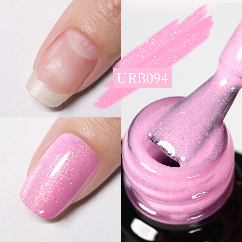 UR SUGAR 7ml Glitter Rubber Base Gel Soak Off UV Gels Polish Semi