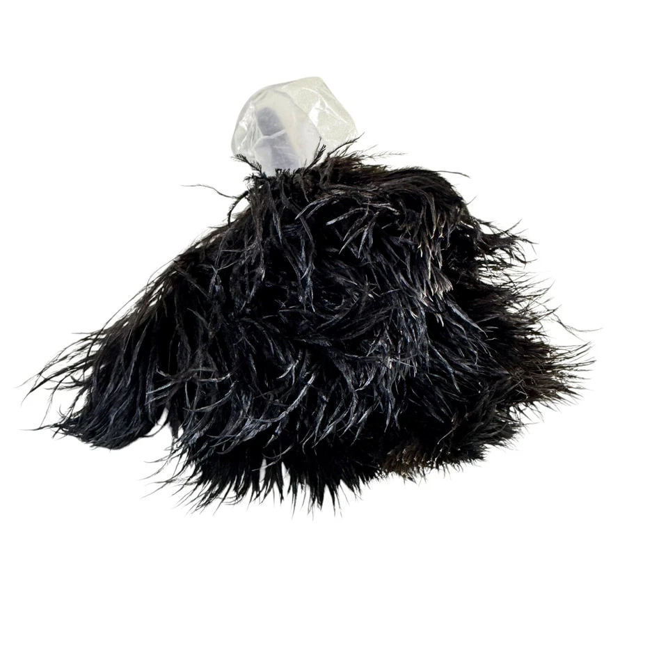 Handcrafted Ostrich Feather Duster Wooden Handle South Africa 12" Foto 2 de 4