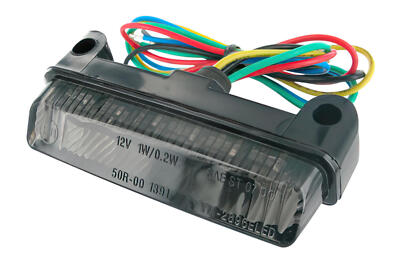 Rücklicht Black Line Mini LED inkl. Blinkfunktion universal