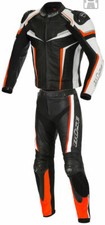 BÜSE Mille Lederkombi, zweiteilig, Schwarz-Orange, XL / 54
