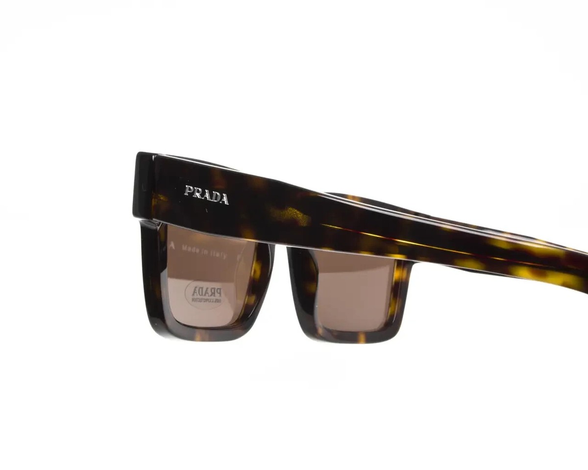 Prada SPR19W 2AU-8C1 Sunglasses Authentic Men's Brown