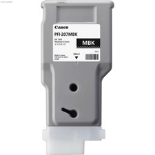 Cartucho De Tinta Original Canon PFI-207MBK Negro Mate Para iPF680 iPF685 iPF780