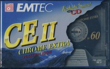 BASF Emtec CEII 60 cassette audio chrome vierge - flambant neuf et scellé