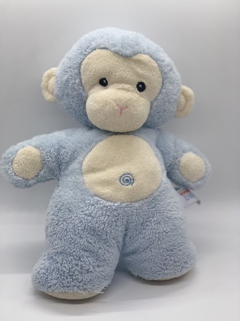 blue stuffed monkey