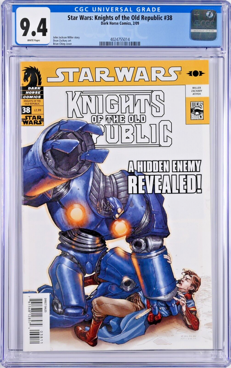Star Wars: Knights of the Old Republic #38 CGC 9.4 (Feb 2009, Dark