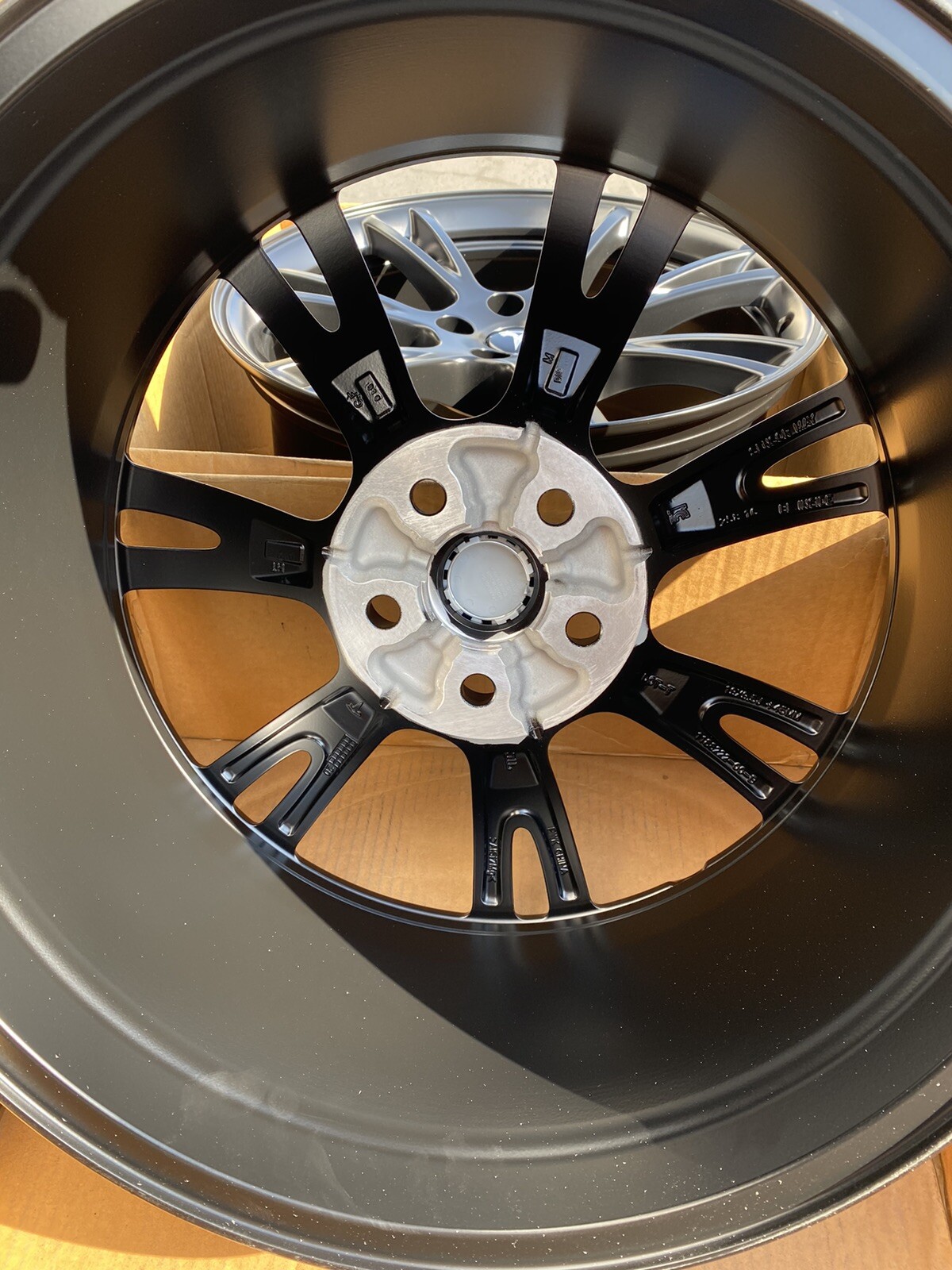 Tesla Model Y 19" Gemini Wheels RIMS Satin Black 2020 Factory OEM