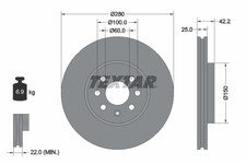 Disque de frein Opel MERIVA