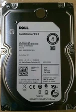 DELL 0RWV72 3TB 7.2K 3.5" SATA  SEAGATE ST3000NM0033 9ZM178-036 Enterprise HDD