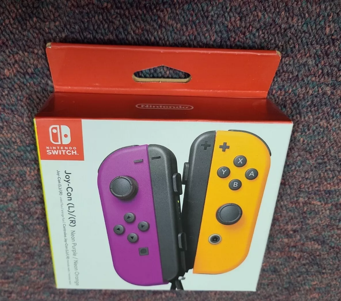 Nintendo Switch Joy-Con L/R - Neon Purple/Neon Orange