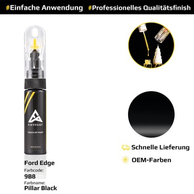Touch Up Paint Pen for Ford Edge - Pillar Black 9B8