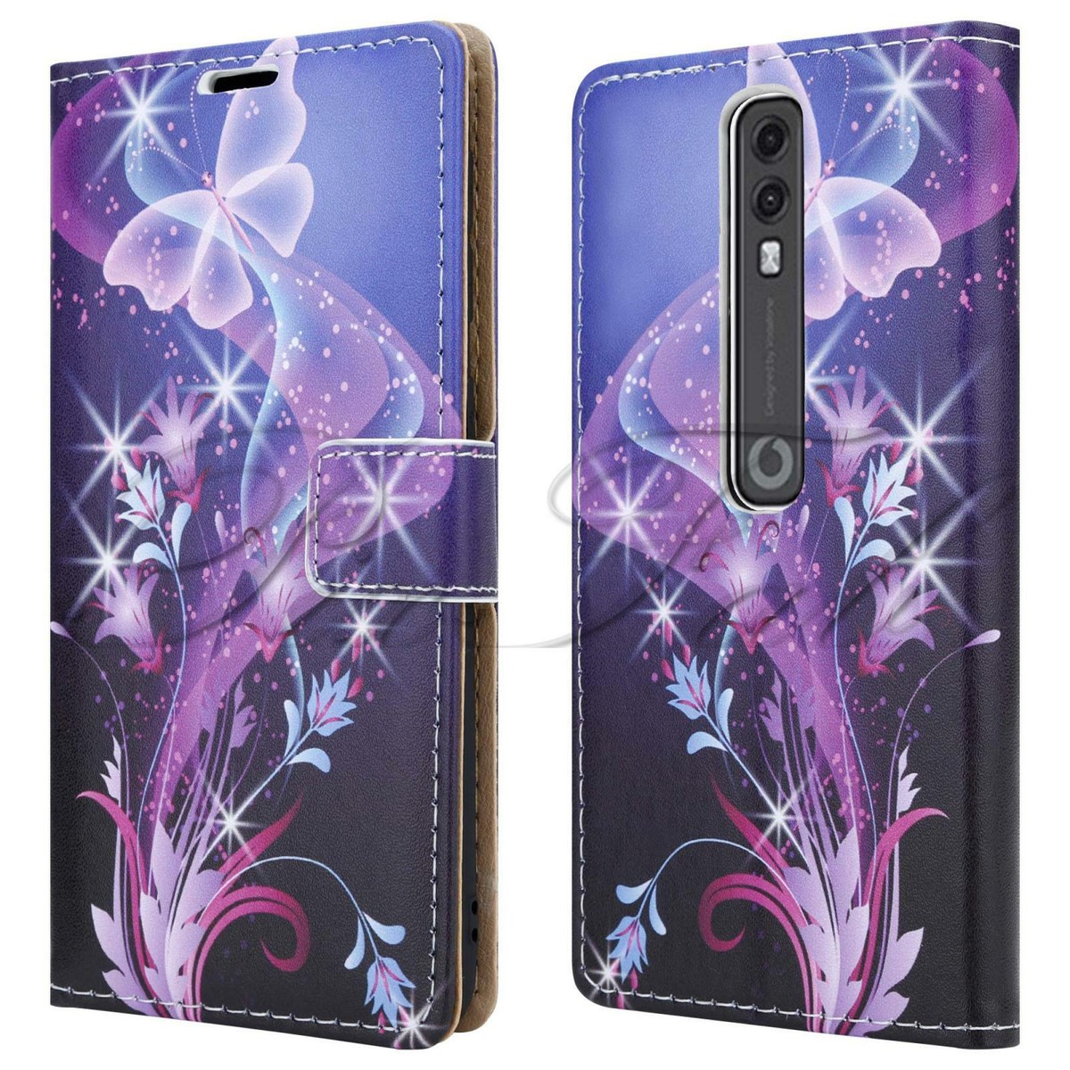 Cover Per Vodafone Smart N10 Custodia Compatibile Con Vodafone Smart N10 Custodia Per Telefono Custodia A Portafoglio Magnetica In Pelle PU Kickstand CPT52 - Foto 8