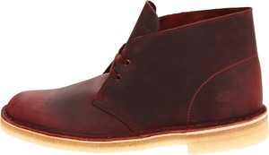 clarks desert boot red