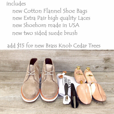 *NIB* $365 Allen Edmonds BROOKLYN LIGHT Chukka Boot 7.5 D Suede * add $15 Trees NIB* $365 Allen Edmonds BROOKLYN LIGHT Chukka Boot 7.5 D  main image 2