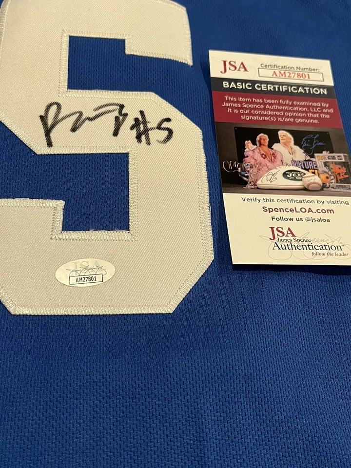 JSA COA PAOLO BANCHERO Autographed Duke Blue Devils Basketball Jersey #5 Magic - Image 2 of 3