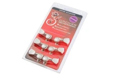 Grover 502CK Rotogrip Locking Rotomatic Tuners, Keystone Button, 3 +3 Chrome