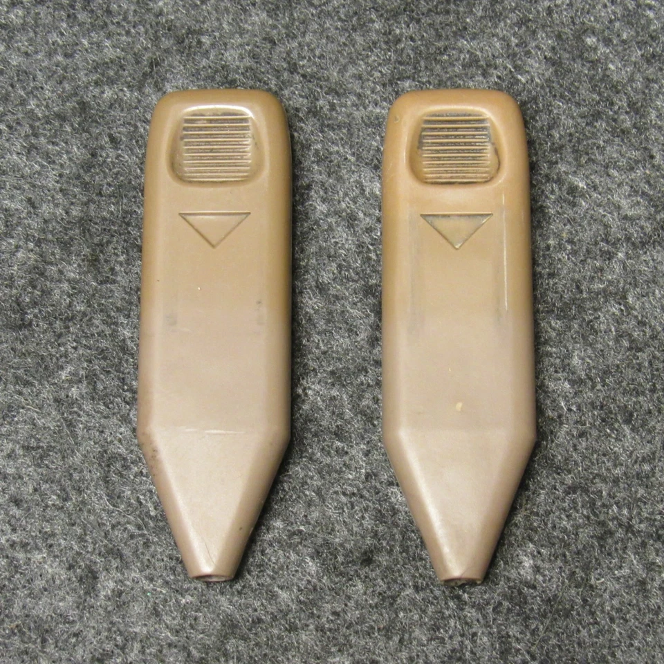 1991-1996 Ford Escort (2) Door Lock Knob Pulls Mocha Beige OEM H539 - Image 2 of 2