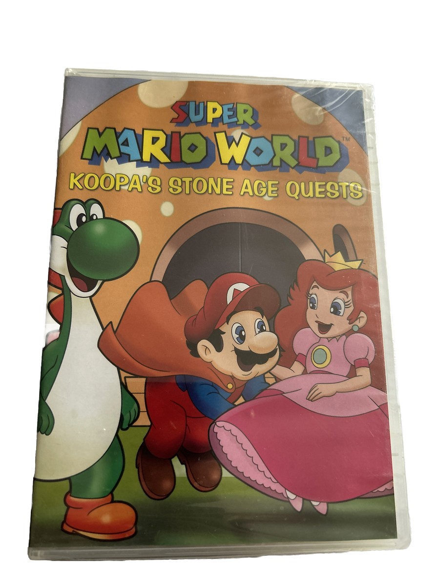 Super Mario World: Koopas Stone Age Quests (1991 DVD) Sealed