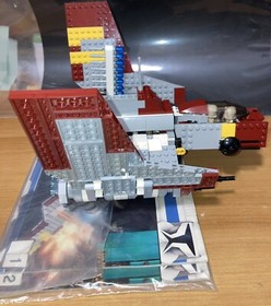 Lego Star Wars 8019 Republic Attack Shuttle 100% Complete Mace Windu Jedi Minifig