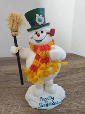 Frosty The Snowman Bobble-Head Figurine Christmas Decor 8"