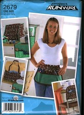 2679 Simplicity Pattern Home Decor Sewing Accessories Tote Apron Covers OOP Sew