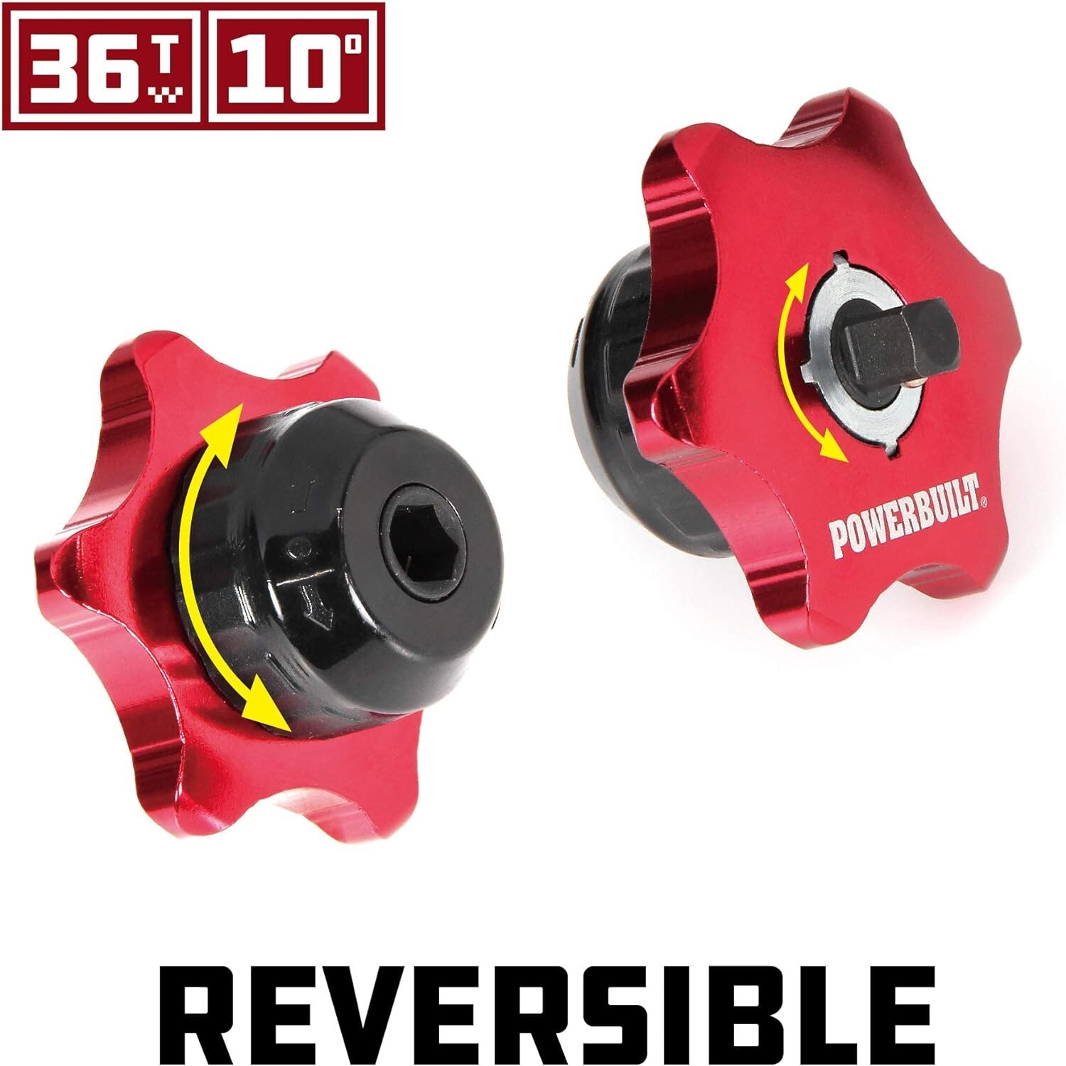 Powerbuilt 3/8 In. Drive 72 Tooth Pro Tech Ratchet With Contour Handle - Foto 8