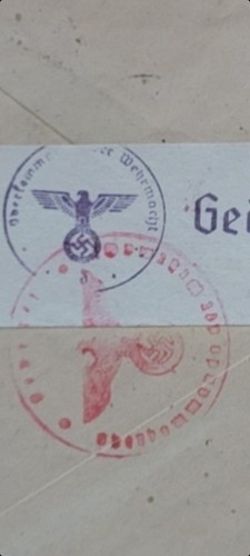 Ww2 GERMAN POSTAGE ENVELOPE AUTHENTIC CANCELLATION STAMP Ww2 HISTORICAL RESEARCH - Picture 8 of 16
