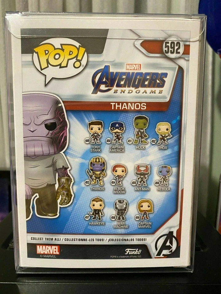 Funko Pop! Figura Vinilo Vengadores Thanos #592 ECCC 2020 Exclusiva Foto 3 de 3