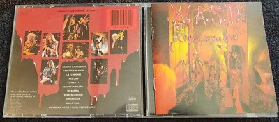 WASP   LIVE IN THE RAW   RARE 1987 CAPITOL FIRST PRESS - Blackie Lawless