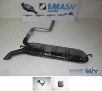 Imasaf ESD Auspuff Endtopf+Anbauteile für Mercedes-Benz S124 Kombi 250TD + 300TD