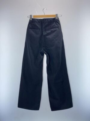 Used Black AURALEE 22SS Hard Twist Finx Linen Chino Pants 0