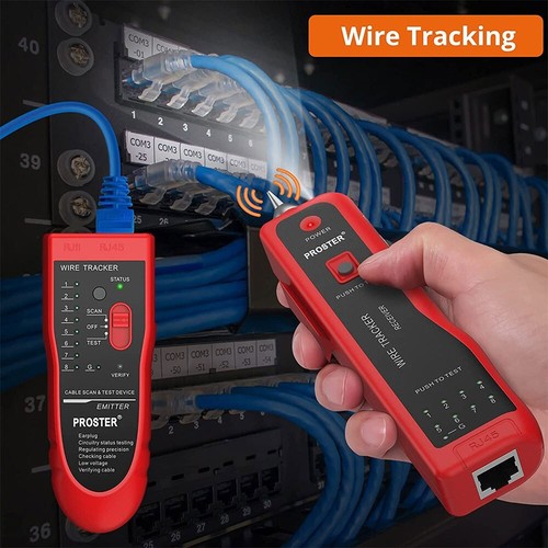 Wire Tracker RJ11 RJ45 Cable Tester Line Finder Ethernet LAN Network Cable Toner - Picture 7 of 13