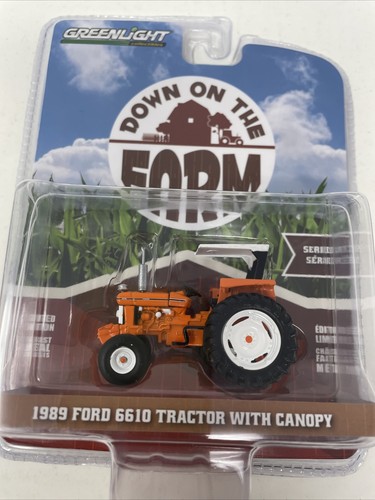 Greenlight Down On The Farm Series 6 1989 Ford 6610 Tractor W/ Canopy 1:64 New - Picture 2 of 6