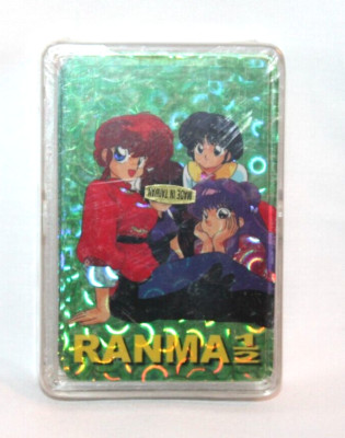 NEW IN BOX  JAPANESE MANGA RANMA 1/2 PLAYING CARDS DECK