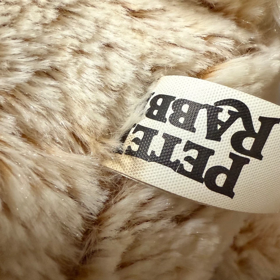 Peter Rabbit Plush Stuffed Animal Toy Red Jacket Embroidered Foot 16" - Image 3 of 4