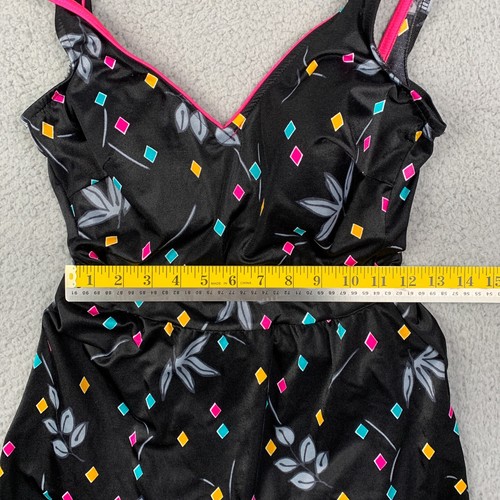 Costume da bagno donna vintage mainstream taglia 14 pezzo unico - Foto 8 di 11