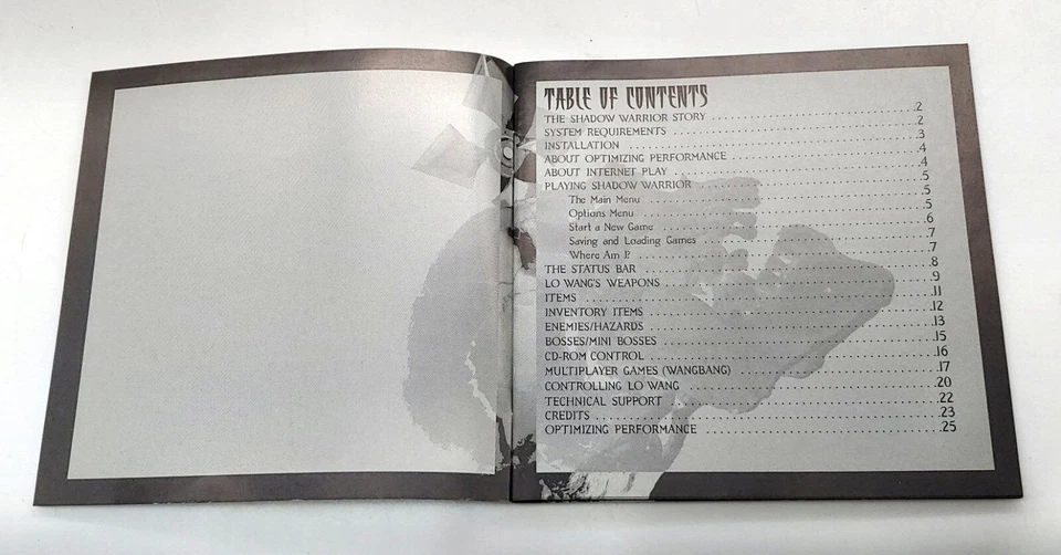 Lo Wang Is Shadow Warrior CD-ROM and Instruction Manual Booklet for Mac - Image 3 of 4