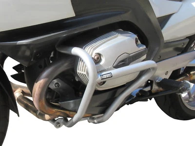 Crash Bars Pare carters Heed BMW R 1200 RT (2005-2009) argenté protection moteur - Photo 1/4