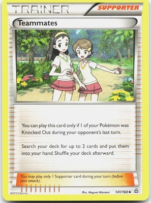 Teammates Uncommon XY - Primal Clash 141/160 NM