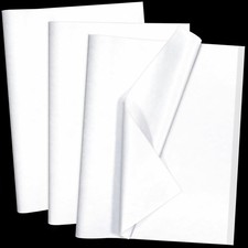 500 Sheets White Tissue Paper 15" x 20" Packing Wrapping Cushioning Void Fill