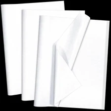 500 Sheets White Tissue Paper 15" x 20"  Packing Wrapping Cushioning Void Fill