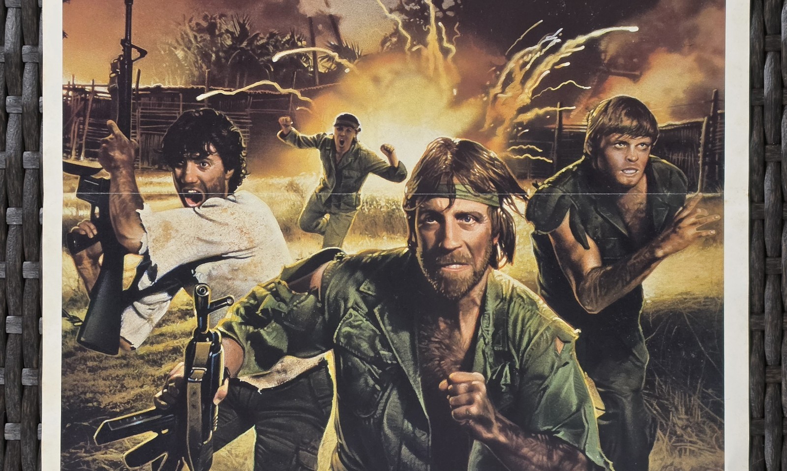 1985 Battle Rage Missing in Action 2 Original Australian Daybill Chuck Norris image 3
