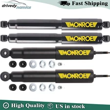Fits Nissan Frontier 1998-04 RWD Monroe Matic Plus Front & Rear Shocks Pair