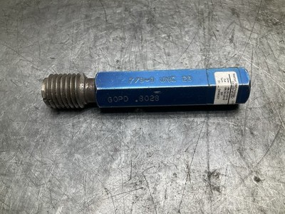 Go No Go Threaded Plug Gage Regal USA Go P.D. .8028 7/8-9 UNC 2B