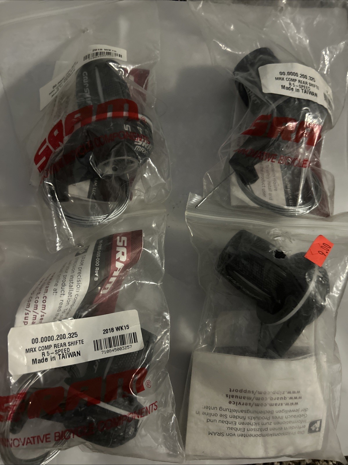 NOS Sram MRX 5 Speed Rear Grip Shifter